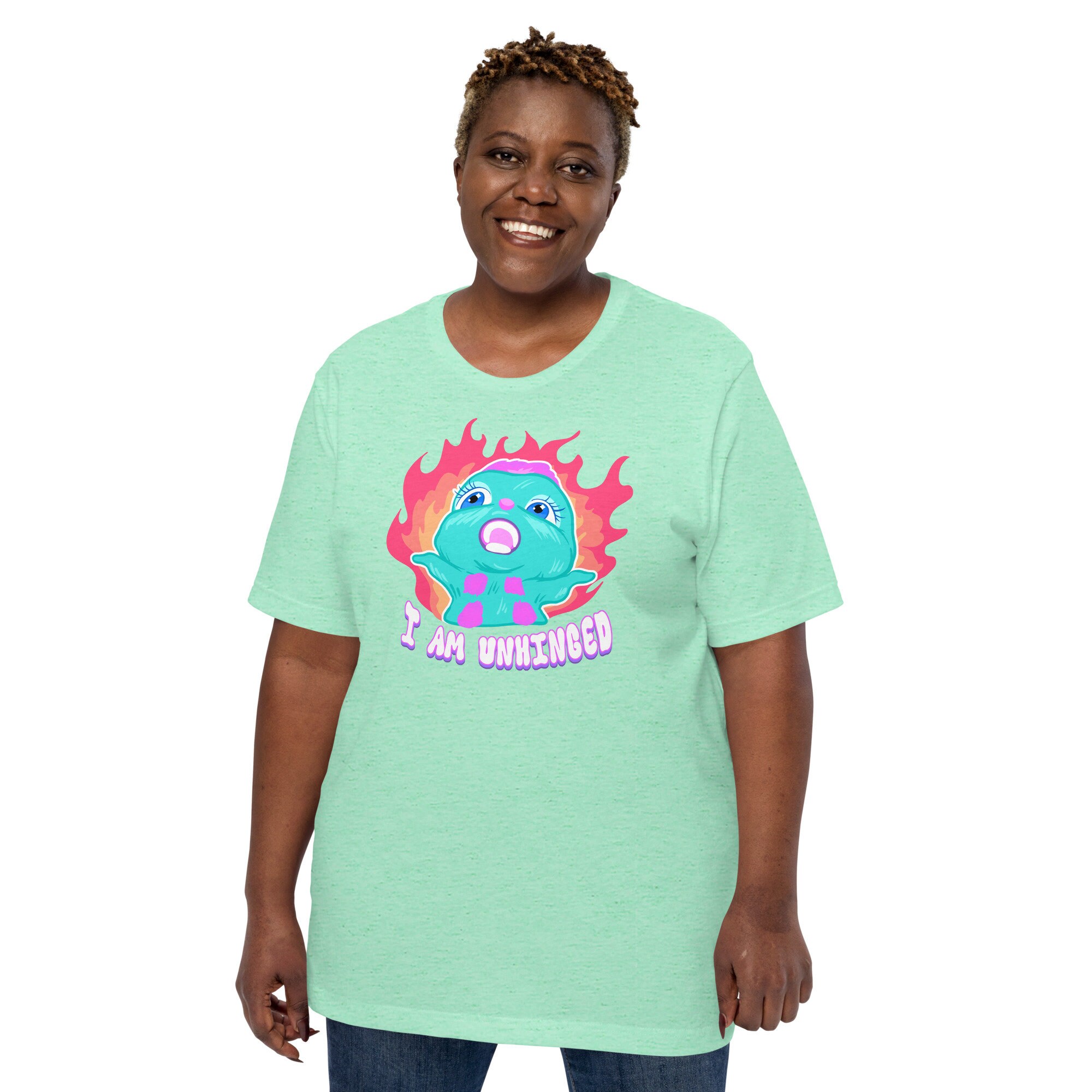 I AM UNHINGED Bibble Meme T-shirt | Fairytopia Bibble Flames Meme ...