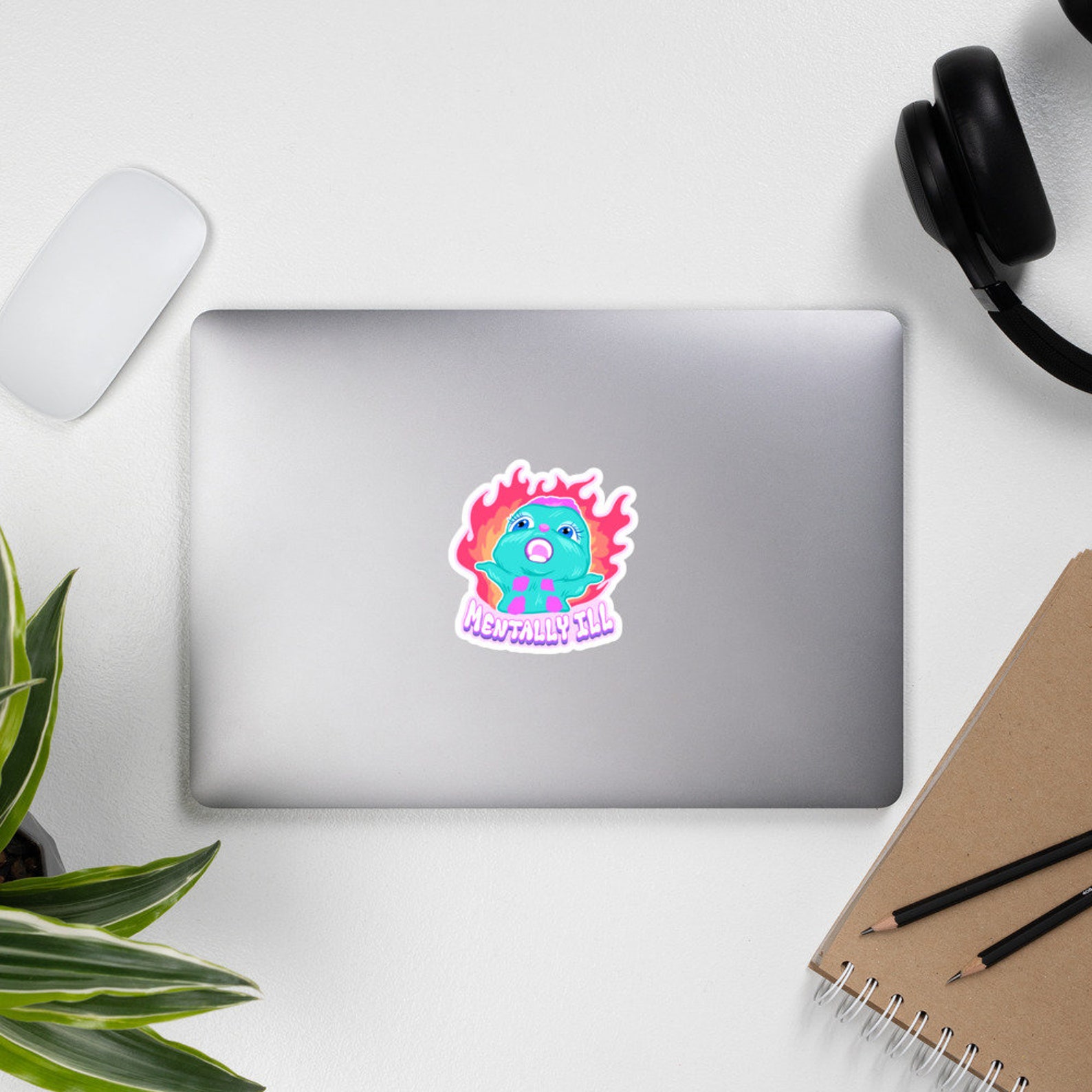 Mentally Ill Bibble Meme Sticker | Fairytopia Bibble Flames Meme ...
