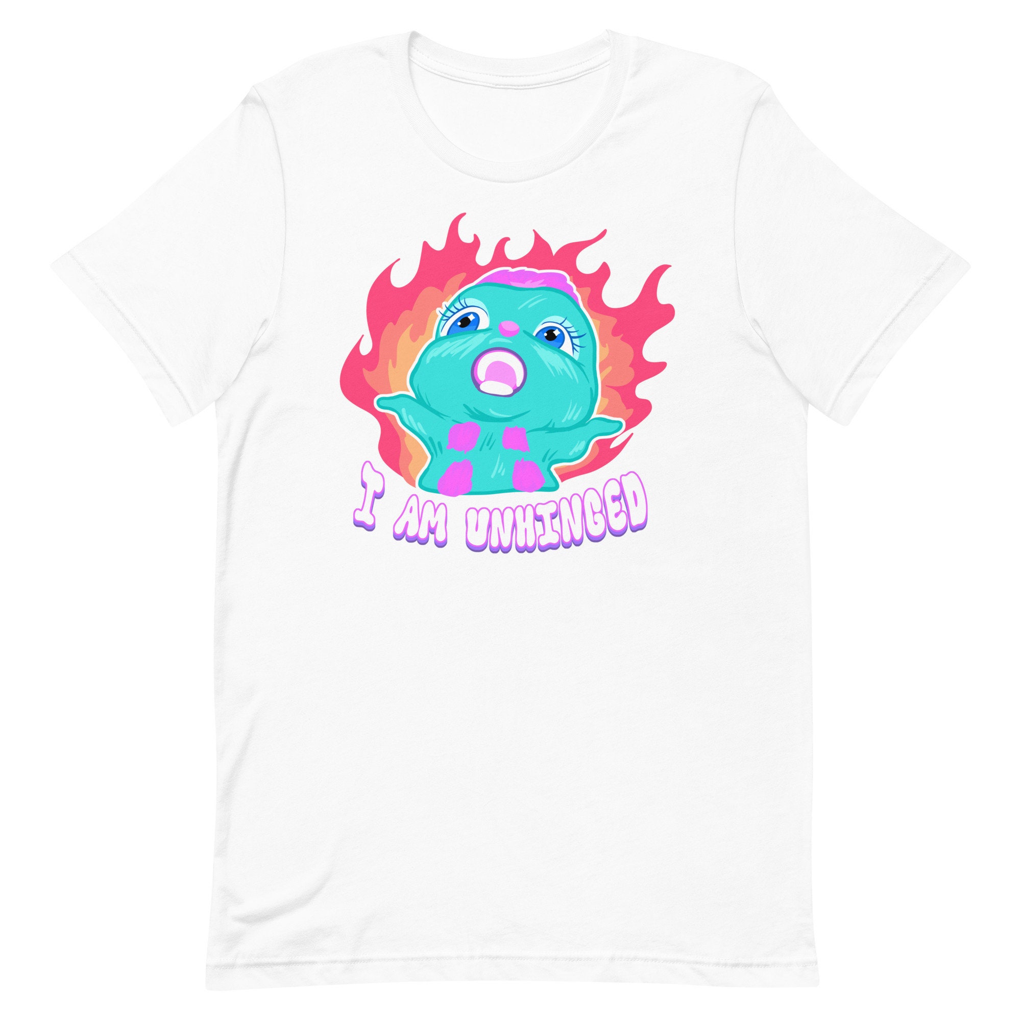 I AM UNHINGED Bibble Meme T-shirt | Fairytopia Bibble Flames Meme ...