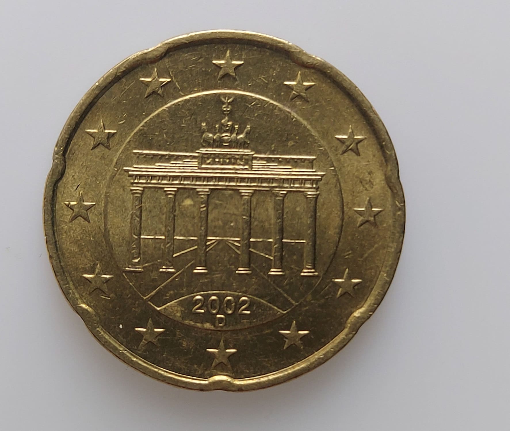 Deutschland 20 Euro Cent 2002 D seltene Münze Etsy.de