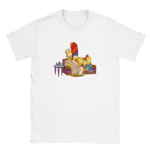 Marokkaans cartoon familie T-shirt, Marokko design T-shirt, heren T-shirt, dames T-shirt, Vaderdagcadeau, Moederdagcadeau