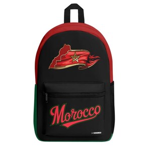 Sac à dos Morocco drapeau & carte Maroc