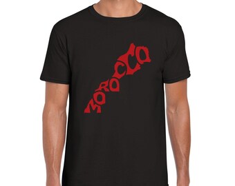 Morocco T-shirt, Complete Moroccan map T-shirt, Moroccan pride, Moroccan Sahara, Morocco design, personalized women's t-shirt, men's t-shirt