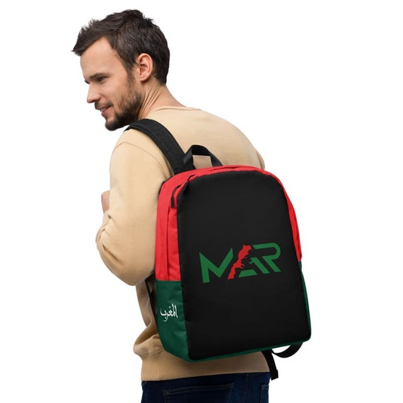 Sac à Dos à Cordon Motif Drapeau Maroc - Léger, Pliable, Unisexe Pour Sport, Yoga, Voyage