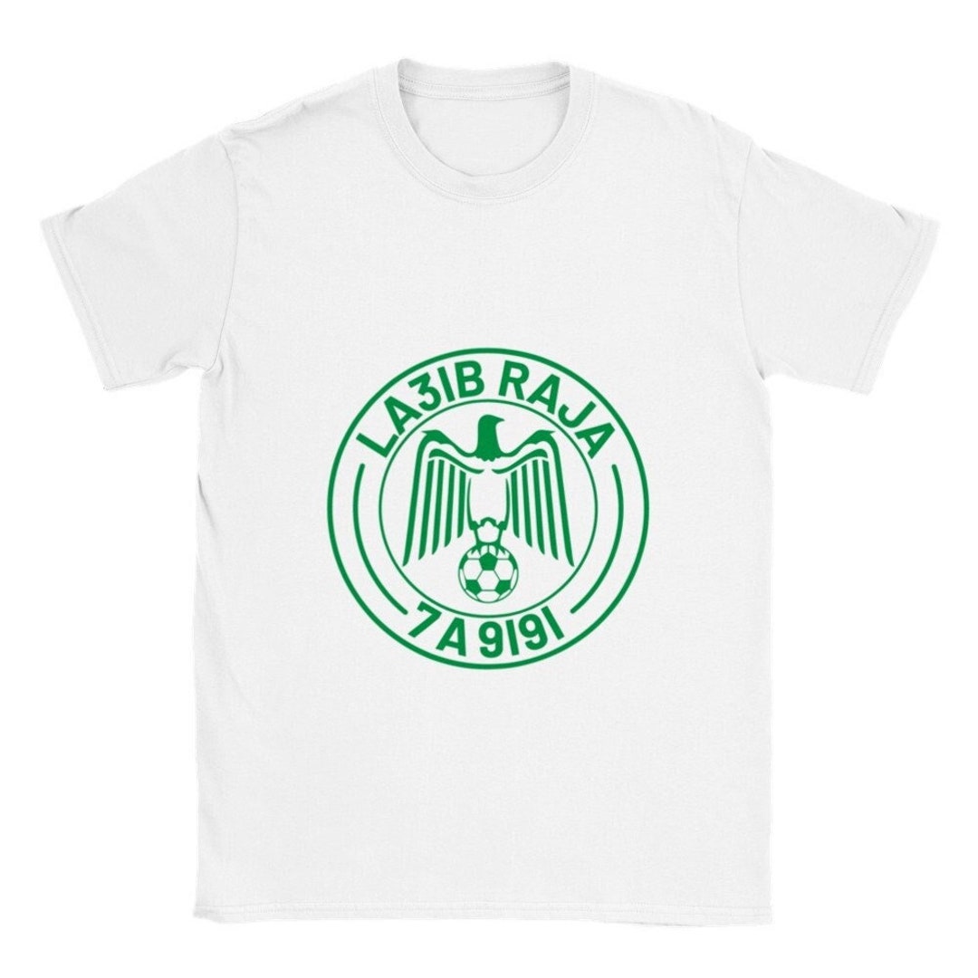 T Shirts Raja T Shirt RAJA Morocco, Football Club Casablanca, LA3IB RAJA 7A9I9I, FRMF ...