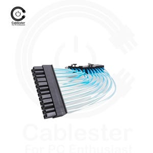 Custom Teflon PSU Cables for ITX SFF Chassis