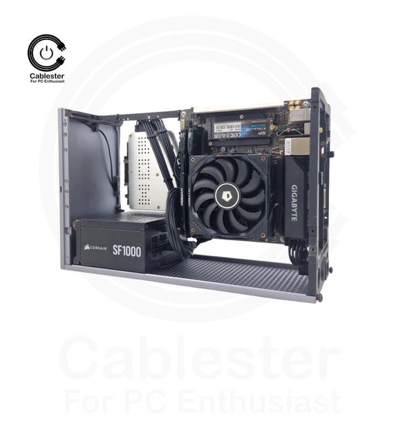 FormD T1 Black Sandwich + PCIe4.0 ケーブル Formd T1 Sandwich Custom Length With Silicone Cable - Etsy