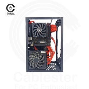 SSUPD Meshlicious/ Meshroom Custom Unsleeved PSU Cable