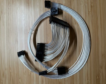 Custom Teflon PSU Cables for ITX SFF Chassis