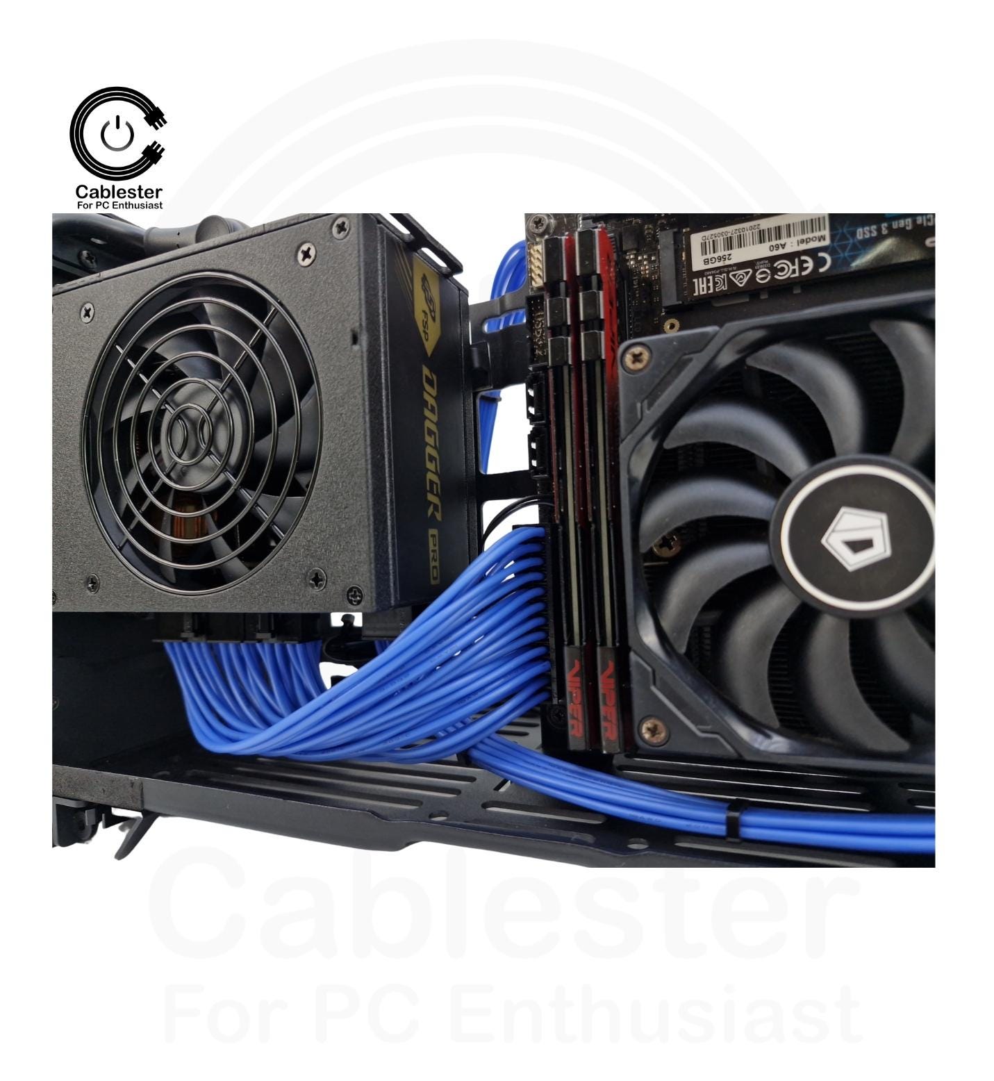 テーブル・机 fractalize Fractal Terra Custom Length PSU Cables - Etsy