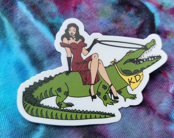 Greasy Gator Ride - Kitchen Dwellers Vinyl Sticker
