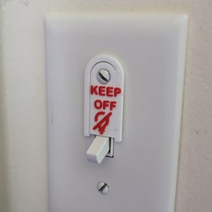Light Switch Lock Pack | Light Switch Toggle | 3D Printed Switch Stoppers (Set of 8)