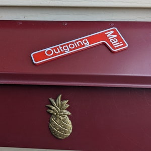 Outgoing Mail Flag for Mailbox Magnetic Townhouse Mailbox Flag 3D Printed, Durable, Easy to Install image 9