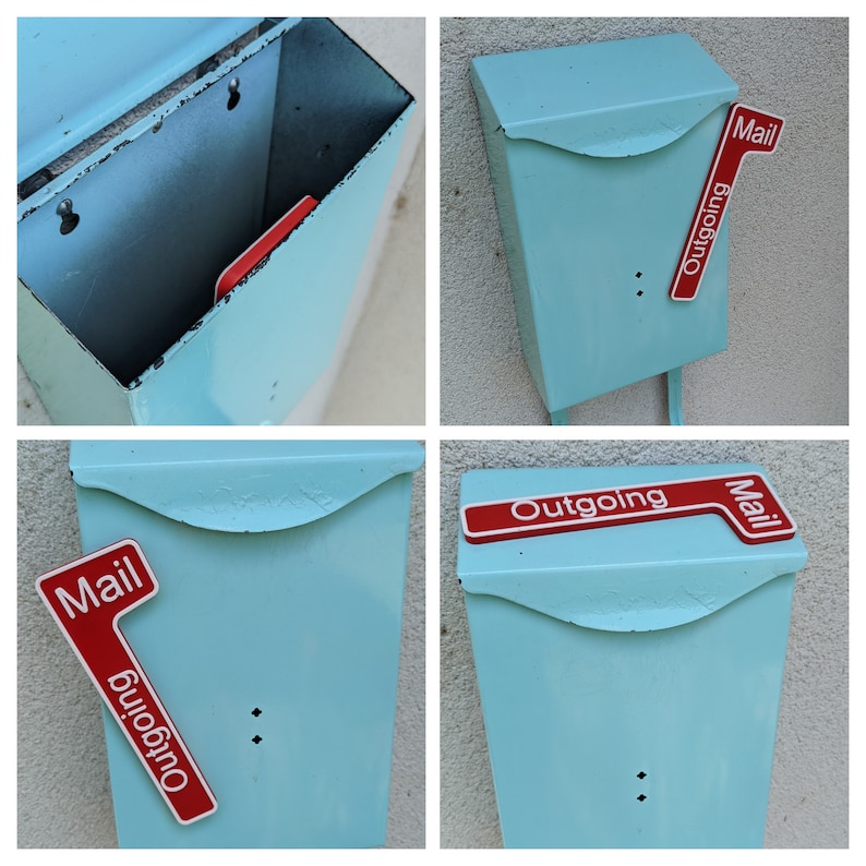 Outgoing Mail Flag for Mailbox Magnetic Townhouse Mailbox Flag 3D Printed, Durable, Easy to Install image 6