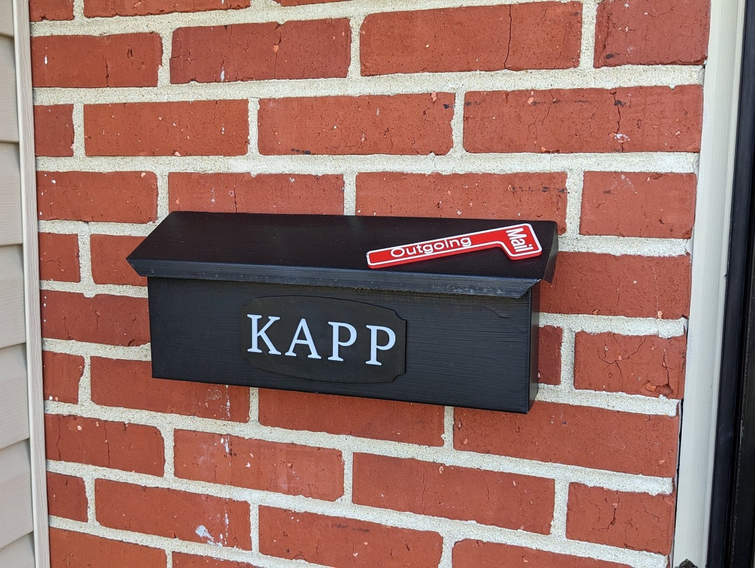 Personalized Mailbox Name Plate Custom 3D Printed Mailbox Etsy