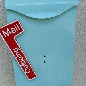 Outgoing Mail Flag for Mailbox Magnetic Townhouse Mailbox Flag 3D Printed, Durable, Easy to Install image 7