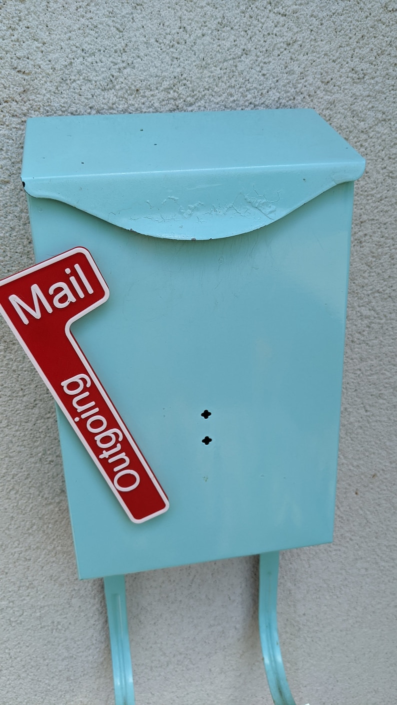 Outgoing Mail Flag for Mailbox Magnetic Townhouse Mailbox Flag 3D Printed, Durable, Easy to Install image 7