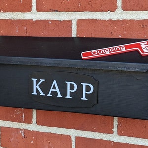 Personalized Mailbox Name Plate | Custom 3D Printed Mailbox Cover for Townhouse Style Mailboxes