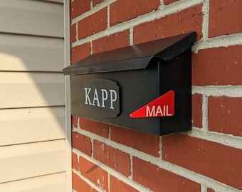 Minimalist Outgoing Mail Magnetic Mailbox Triangle Flag - Magnetic Townhouse Mailbox Flag - 3D Printed, Durable, Easy to Install