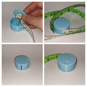 Sewing Fabric Tape Measure Holder | Spool Winder | Simple 2 piece device | Super easy to use