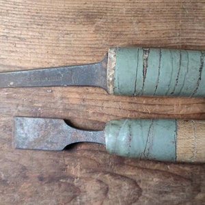 Rusty Vintage Peugeot Freres Chisel from 1950s