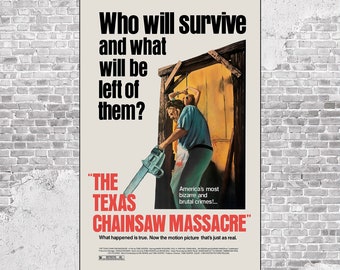 film posters 80s TEXAS CHAINSAW MASSACRE (Movie Poster)