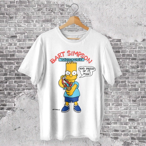 The Simpsons (T-SHIRT) Bart Simpson Underachiever