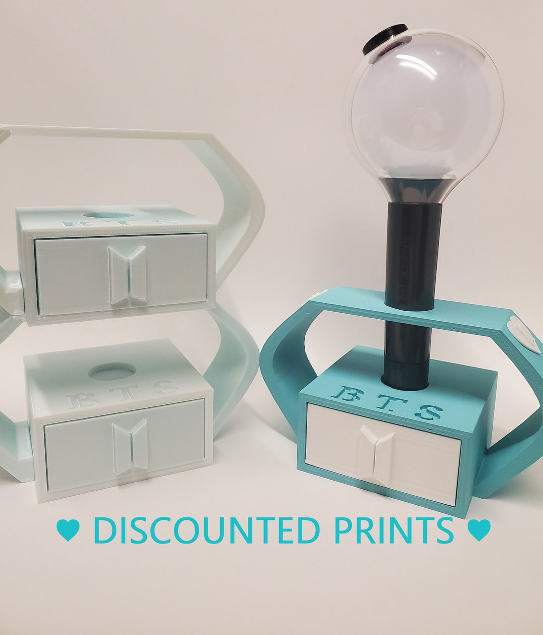 BTS ARMY Bomb Light Stick Stand / Holder Handle Style Etsy