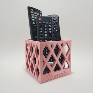 Remote Control Holder - Cell Phone - Multi-Purpose (Diamond Pattern)