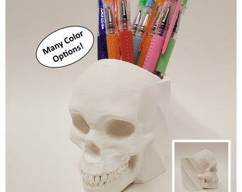 3D Gedruckter Schädel-Stifthalter - Mehrzweck