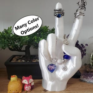 Peace Sign Hand - Jewellery Holder / Storage / Decor