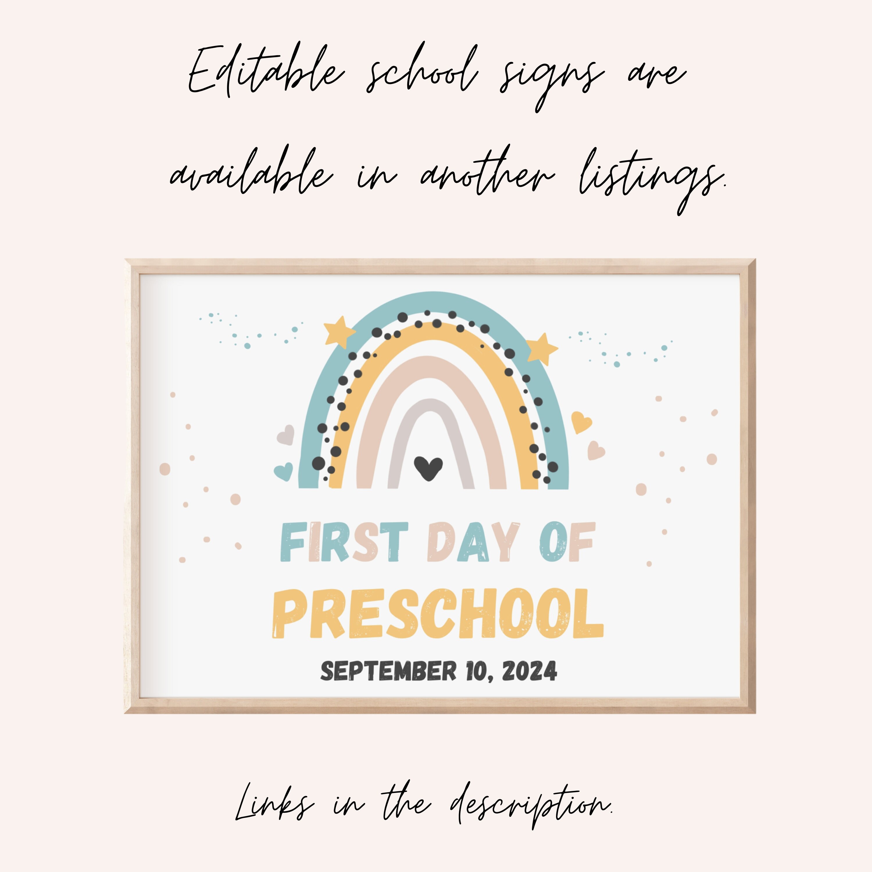 Hello 2nd Grade Printable Sign, 8x10 Inch, A4, First Day of Second ...