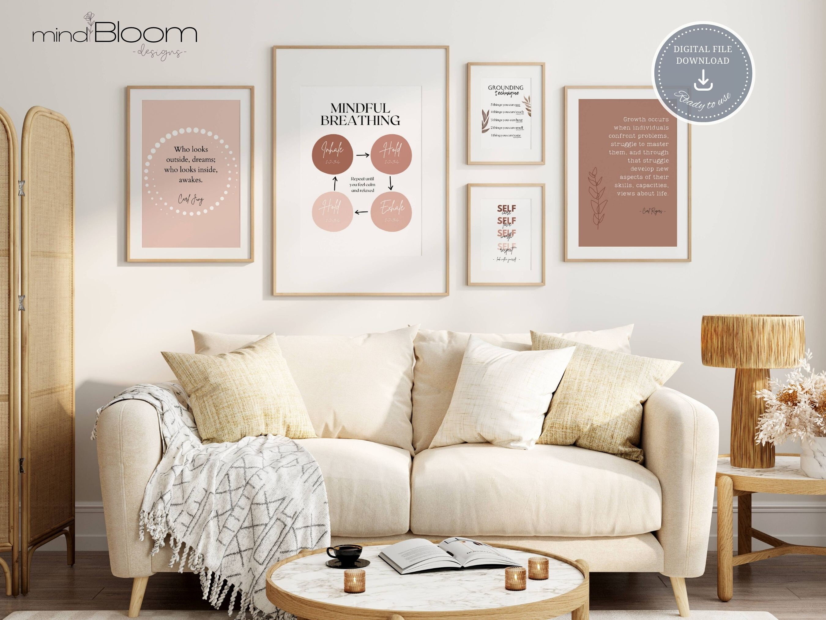 18 Therapist Office Art Decor Psychologist Print Bundle Etsy