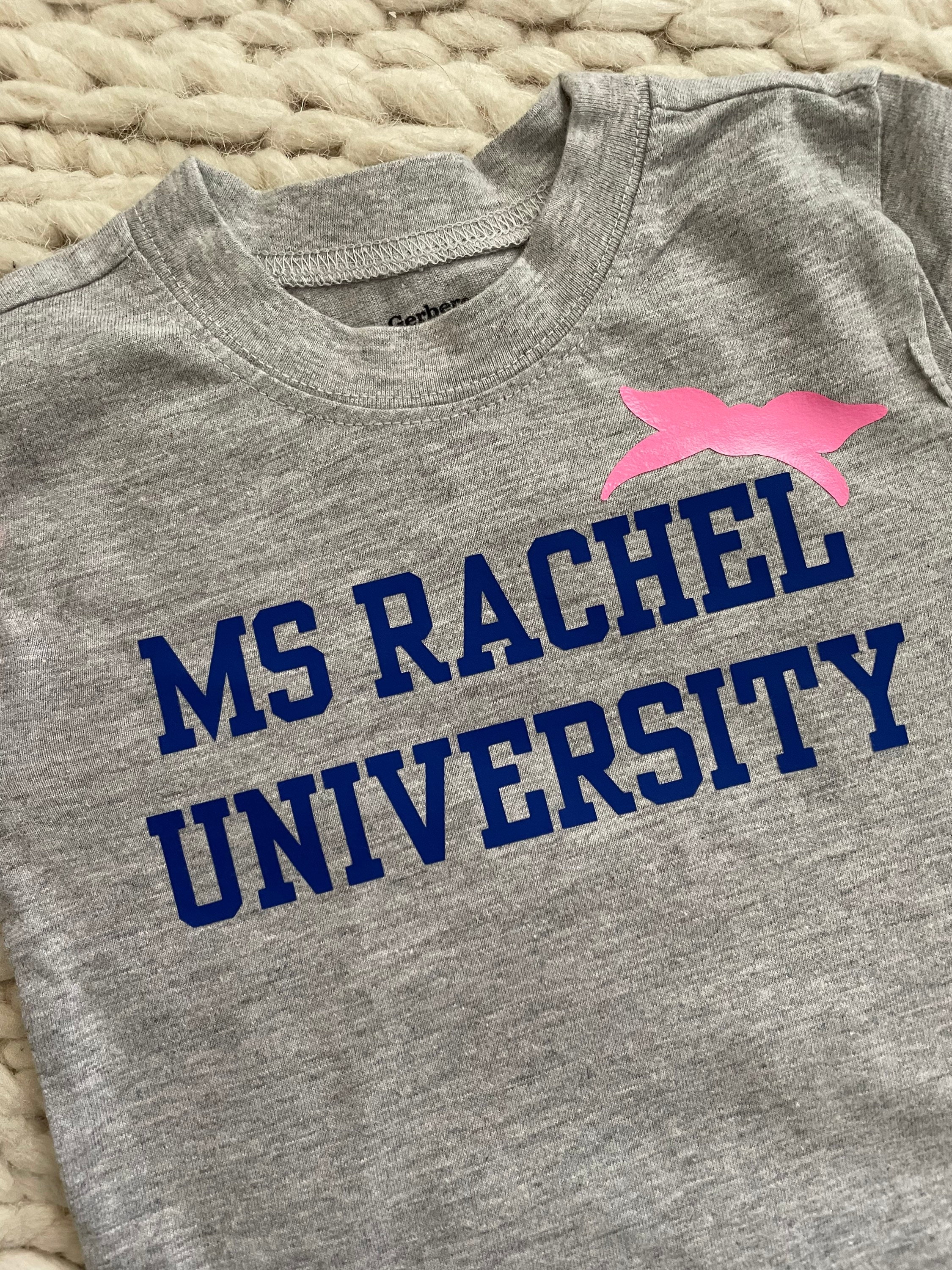 Ms Rafferty Shirt Ms Rachel University Tshirt, Ms Rachel Baby Tshirt, Toddler Tshirt ...