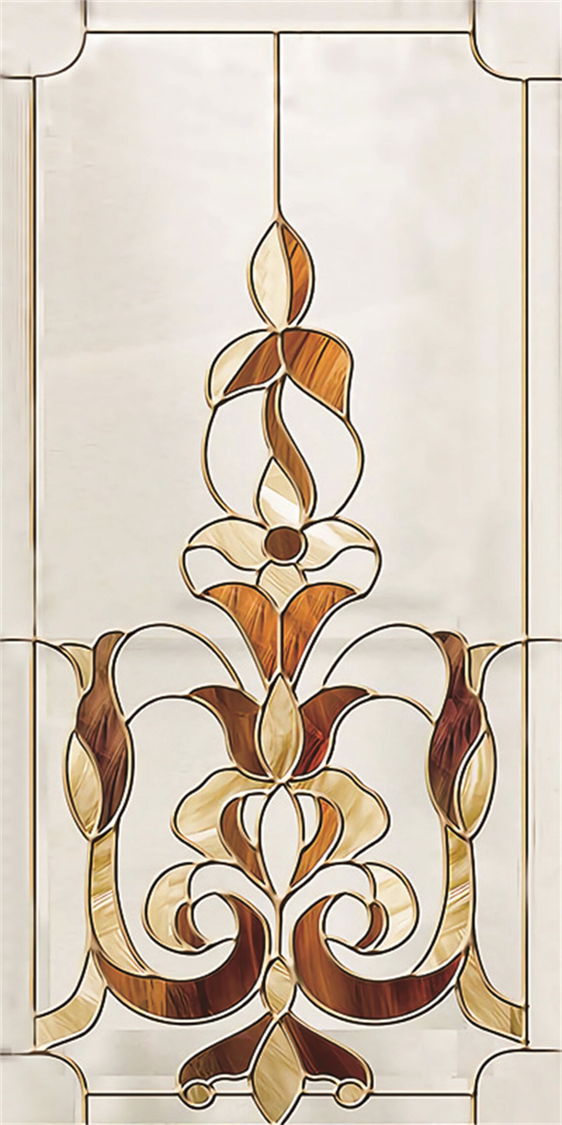 Window Film Privacy Classy Stained Glass Window Cover Static Etsy