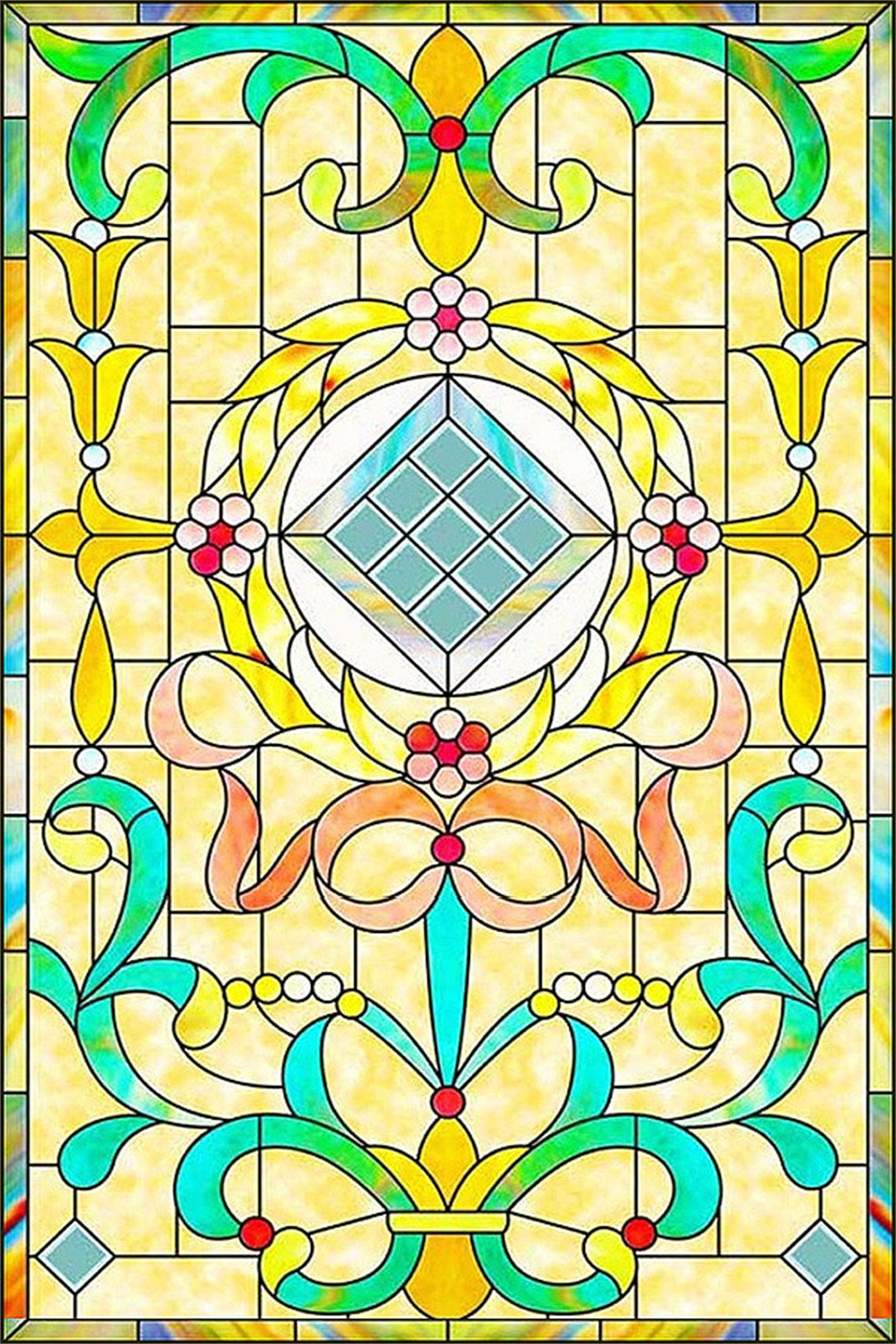 Customized Window Films Stained Glass Film static Cling Etsy