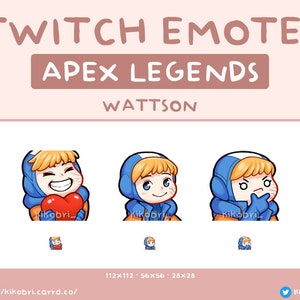 Apex Legends Wattson Emote definido para Twitch | Discórdia