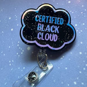 Black Cloud Badge Reel
