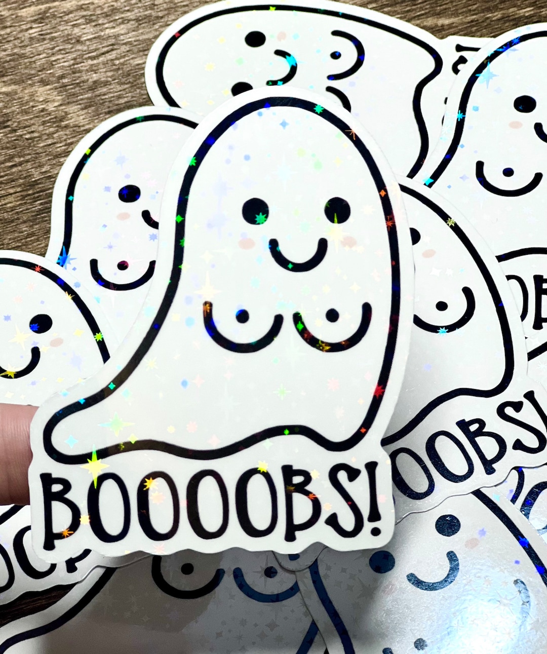 Ghost Sticker While Message Funny Ghost Vinyl Sticker, Halloween Decal, Spooky Laptop Sticker ...