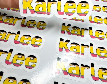 Custom Name Stickers, Vinyl Name Stickers, School Labels, Student Stickers, Labels for School Supplies, Teacher Labels, Gift for Teacher