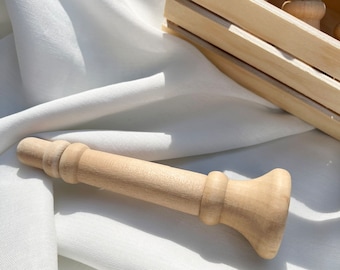 Trompeta de madera Silbato para bebés Instrumentos musicales de juguete para niños Instrumentos Montessori de madera Regalo de juguete para bebés para niños pequeños Juguete musical hecho a mano Canadá