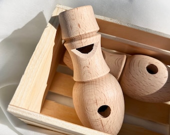 Houten Vogelfluit Speelgoedinstrumenten Houten Fluitje Vogeloproep Speelgoed Muziekinstrumenten Baby Eerste Verjaardagscadeau Kinderen Montessori Muziekspeelgoed Hout