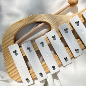 Baby Sensory Musical Instruments - Kids xylophone, Wooden Music Toy - Montessori Toys for Toddlers, Babies, Newborn handmade wooden toys Canada