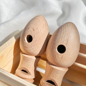 wooden musical instruments bird whistle for baby and toddler handmade toys made in canada