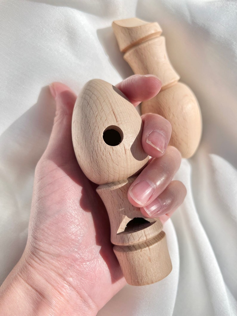 Handmade Wooden Toy Musical Instruments bird whistle