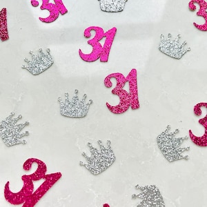 Crown Confetti For Bachelorette Party Decor Princess Decoration For Bride Shower Glitter Table Scatter for Hen Night Gold Silver Rose Gold