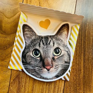 Custom Birthday Card, Personalized Greeting Card, Cat Card, Dog Card, Custom Photo Card, Father Day Gift, Dad Card, Dog Lover, Cat Lover
