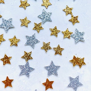 Star Confetti, Birthday Party Decoration, Space Decor, Glitter Craft Supply, Star Decor, Gold Table Scatter, Birthday Table, Party Confetti
