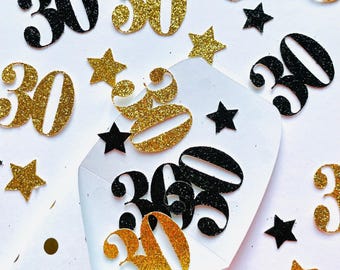 Confettis chiffres pailletés personnalisés, décoration pour fête d'anniversaire