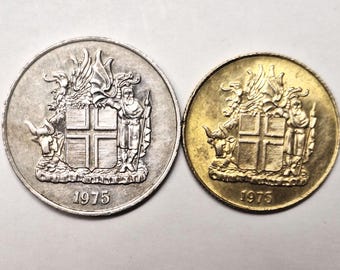 1994年アイスランド1クローナ硬貨 - Etsy 日本